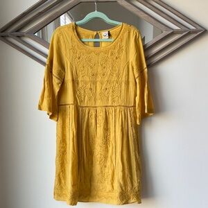 Anthropologie Akem Kin embroidered Sun dress lined Small